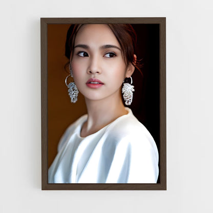 ap-rainie yang-2 cadre Bois foncé