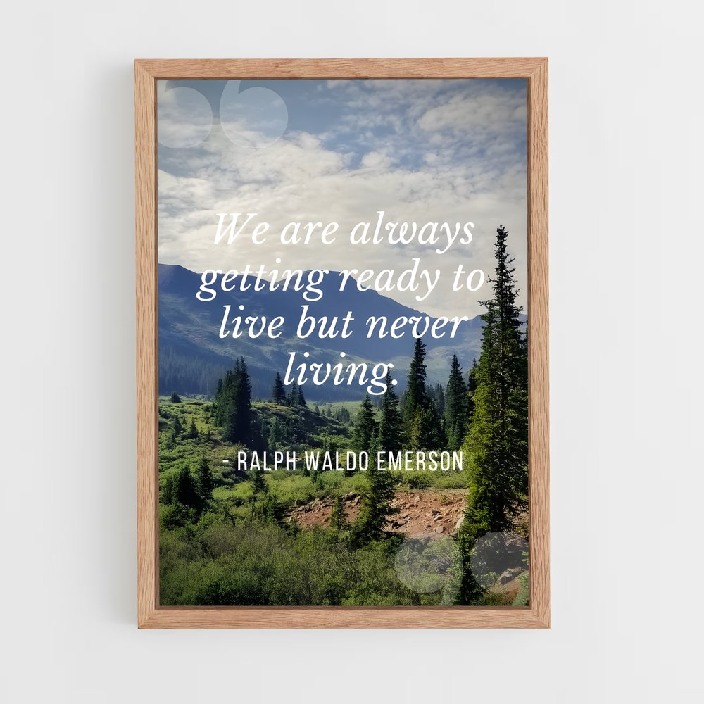 ap-ralph waldo emerson-3 cadre Bois clair