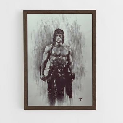 ap-rambo-7 cadre Bois foncé