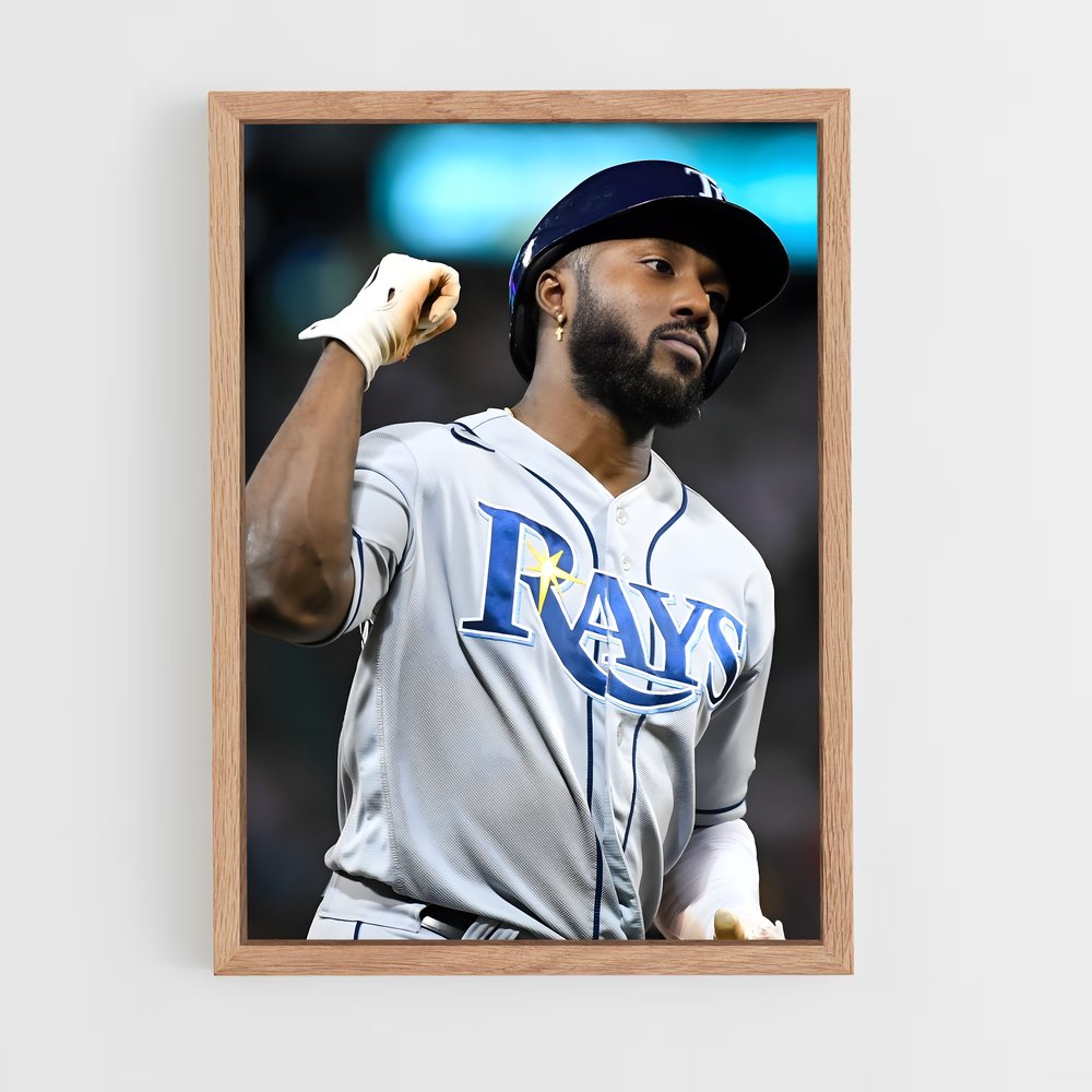 ap-randy arozarena-3 cadre Bois clair