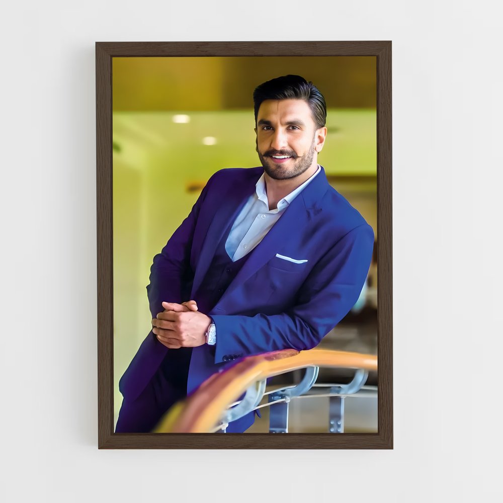 ap-ranveer singh-5 cadre Bois foncé