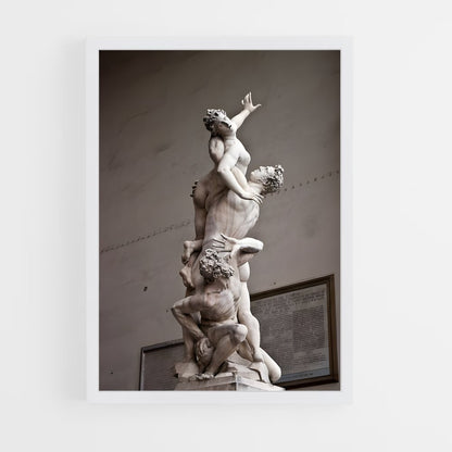 ap-rape of the sabine women giambologna-2 cadre Blanc