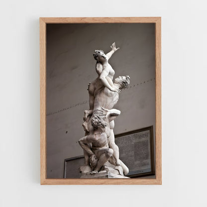 ap-rape of the sabine women giambologna-2 cadre Bois clair