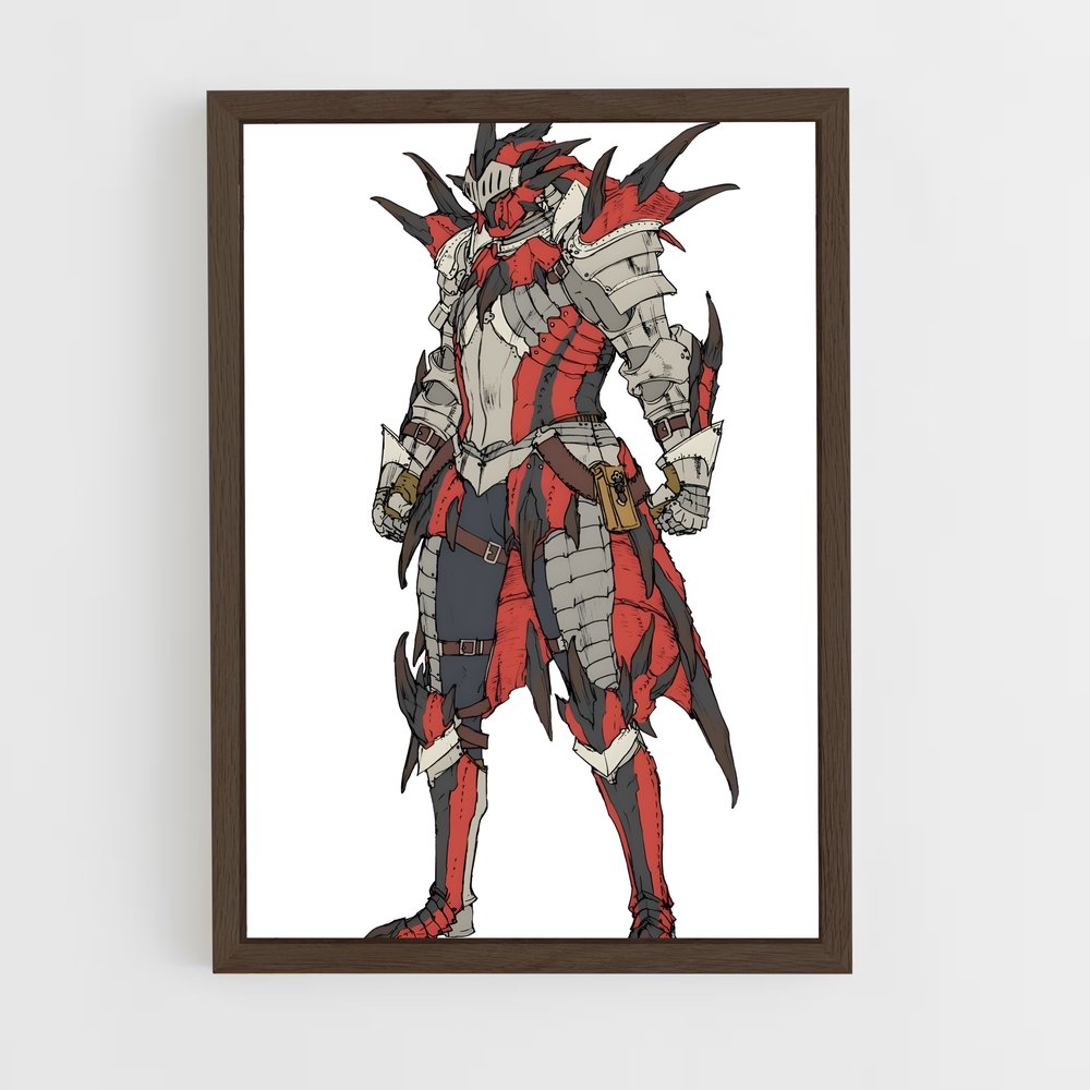 ap-rathalos-4 cadre Bois foncé