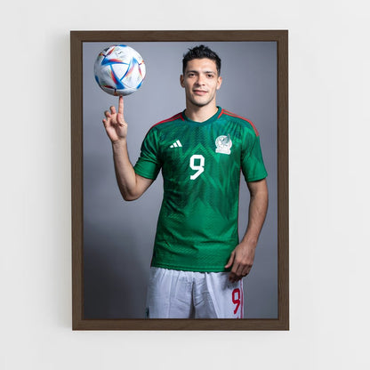 ap-raul jimenez-5 cadre Bois foncé