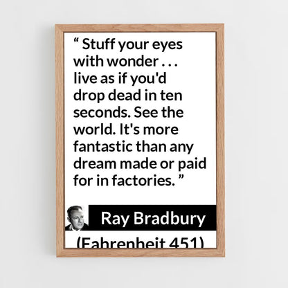 ap-ray bradbury-8 cadre Bois clair