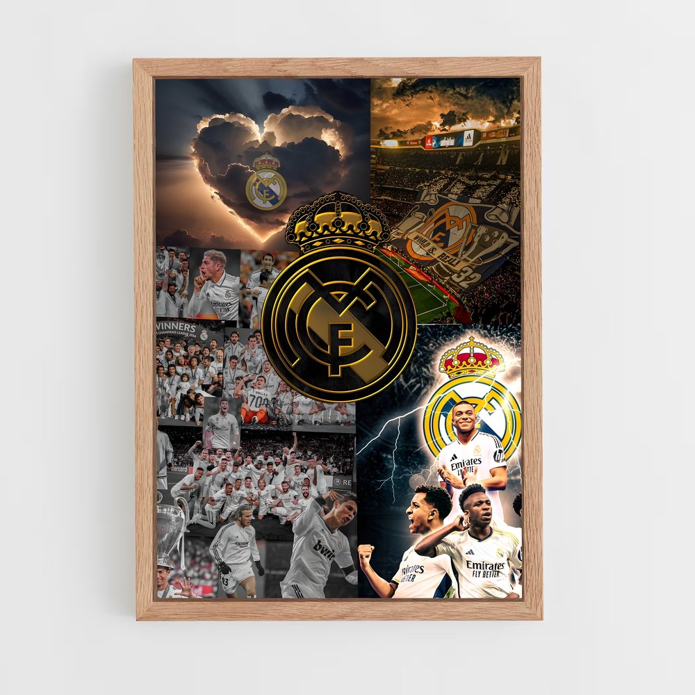 ap-real madrid cf-10 cadre Bois clair