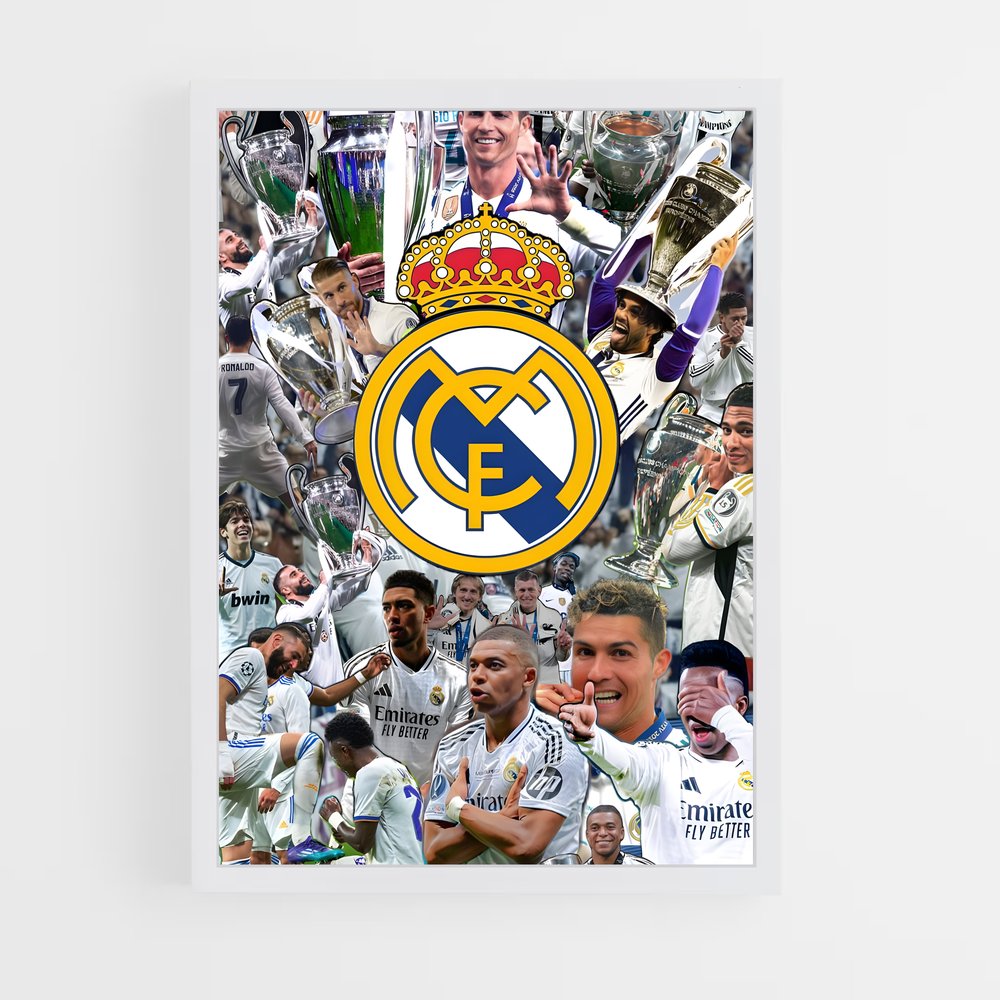 ap-real madrid cf-17 cadre Blanc