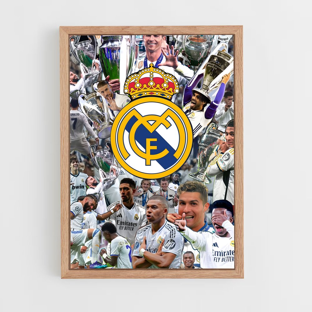 ap-real madrid cf-17 cadre Bois clair
