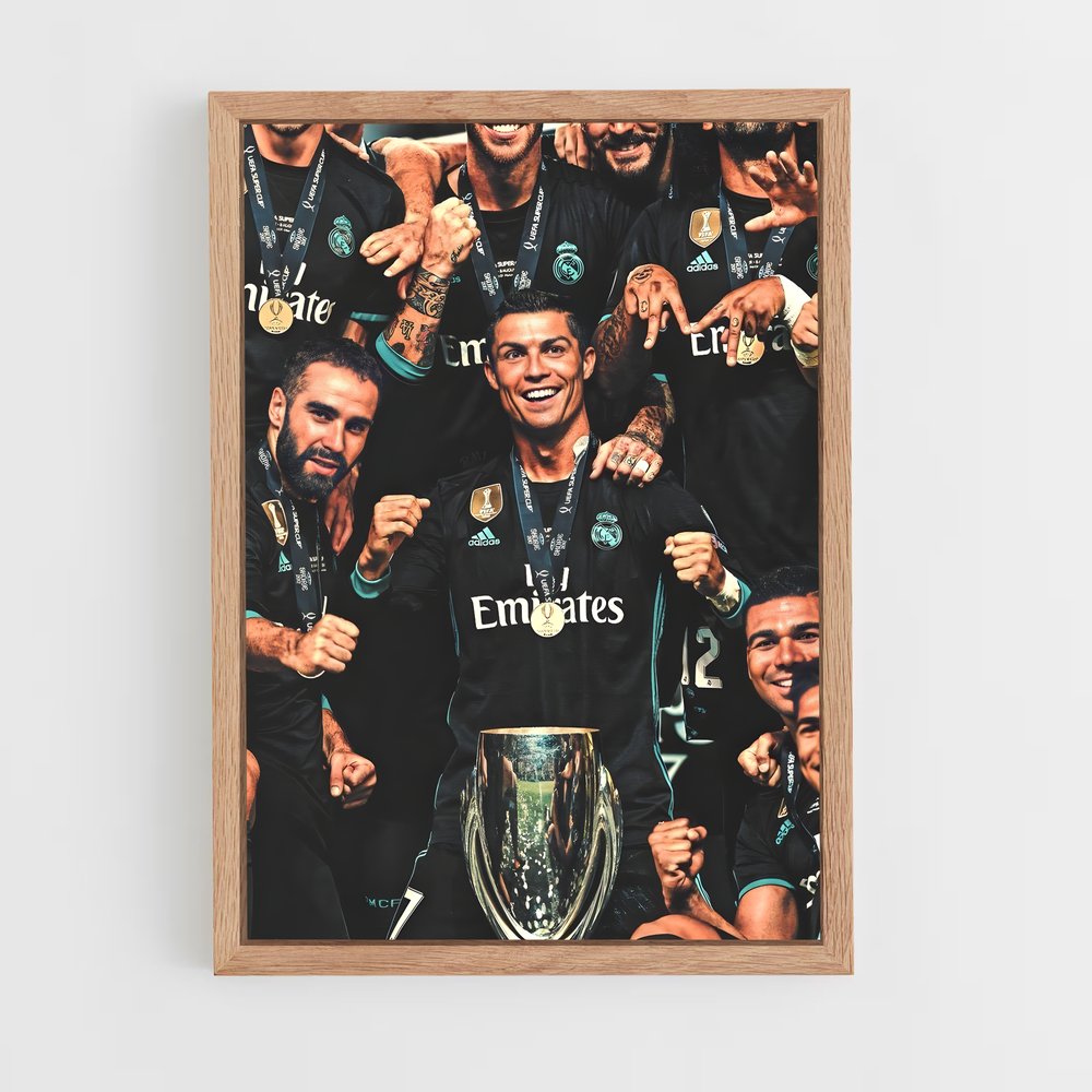 ap-real madrid cf-7 cadre Bois clair