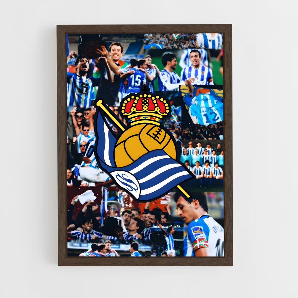 ap-real sociedad cf-1 cadre Bois foncé