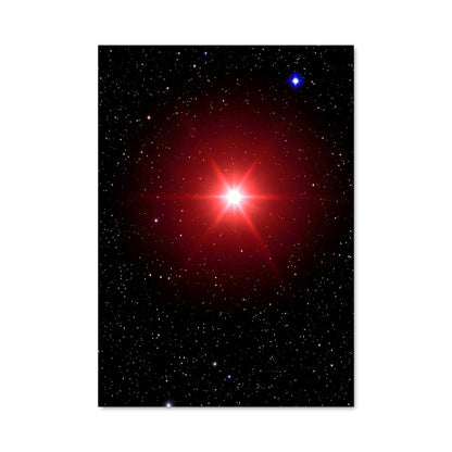 Poster Étoile Écarlate