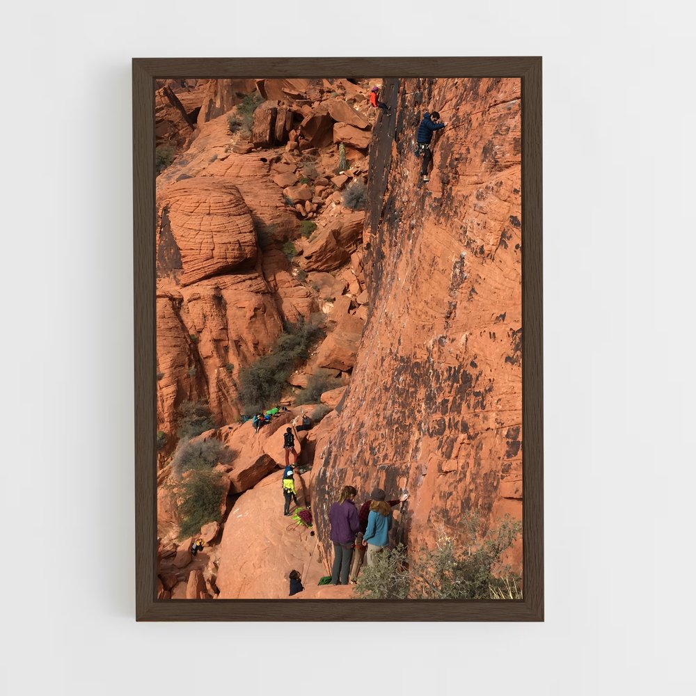 ap-red rocks climbing nevada-2 cadre Bois foncé