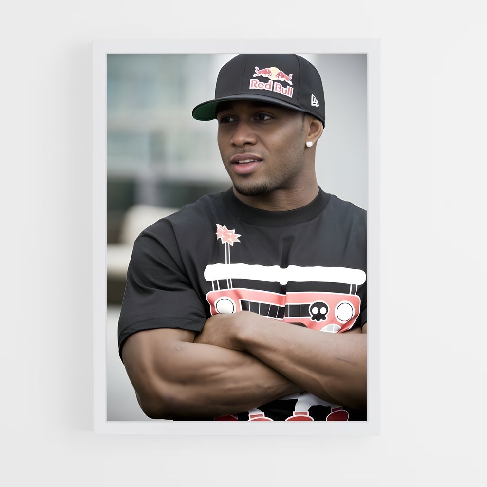 ap-reggie bush-2 cadre Blanc