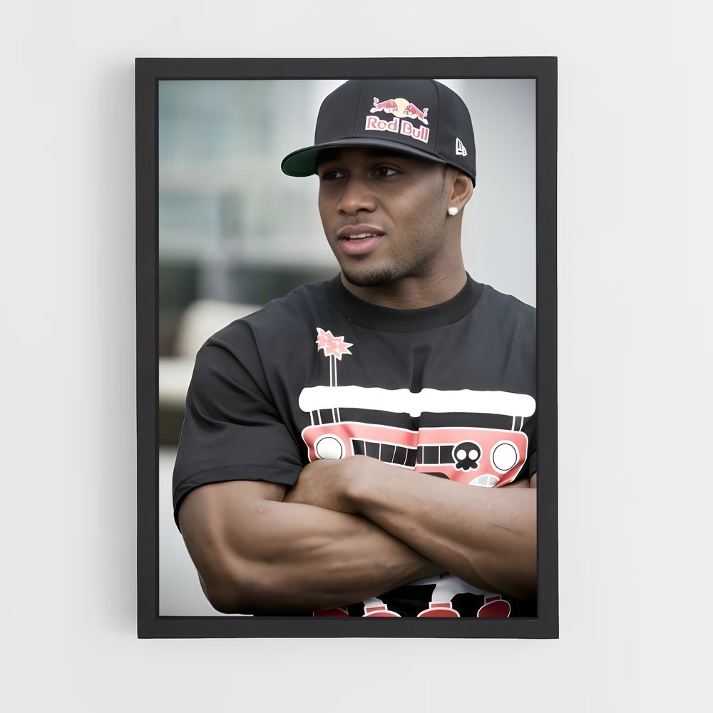 ap-reggie bush-2 cadre Noir