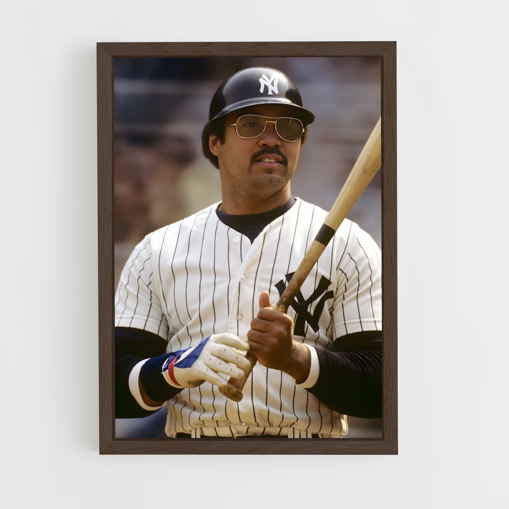 ap-reggie jackson-5 cadre Bois foncé