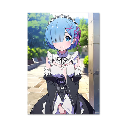 Poster Bleu Mystérieux