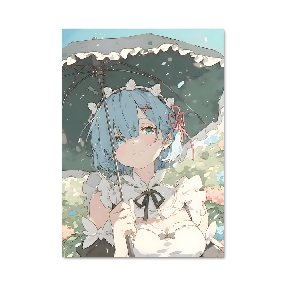 Poster Sous la Pluie Azur