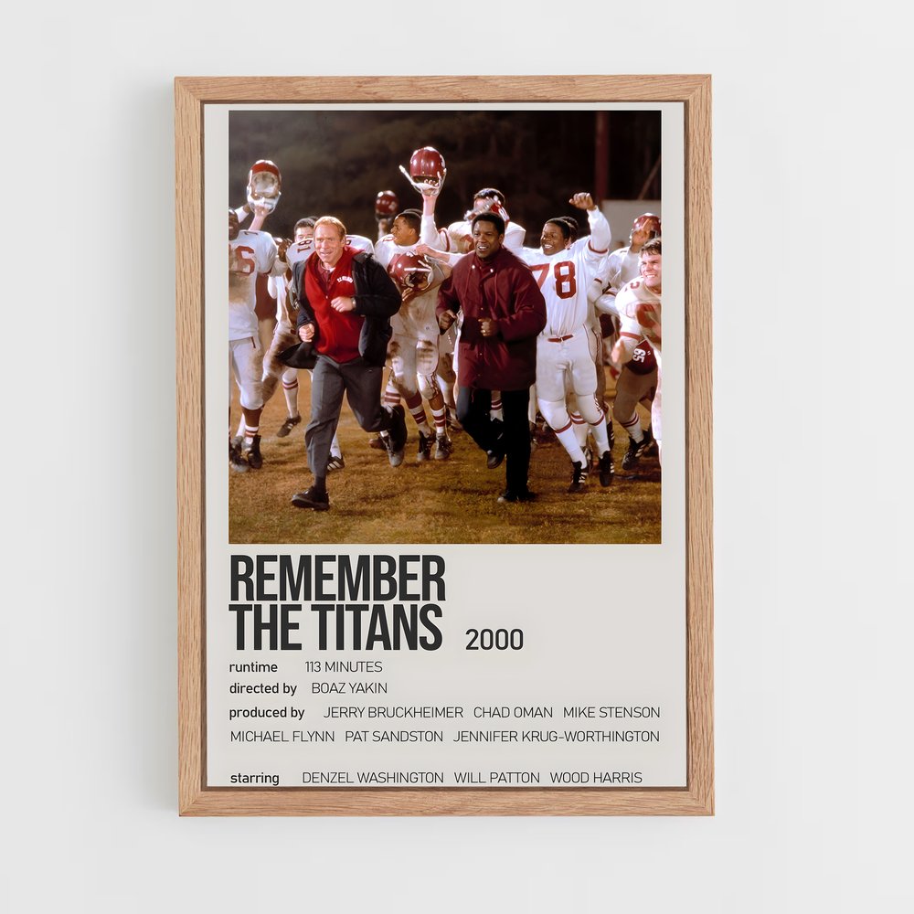 ap-remember the titans-3 cadre Bois clair