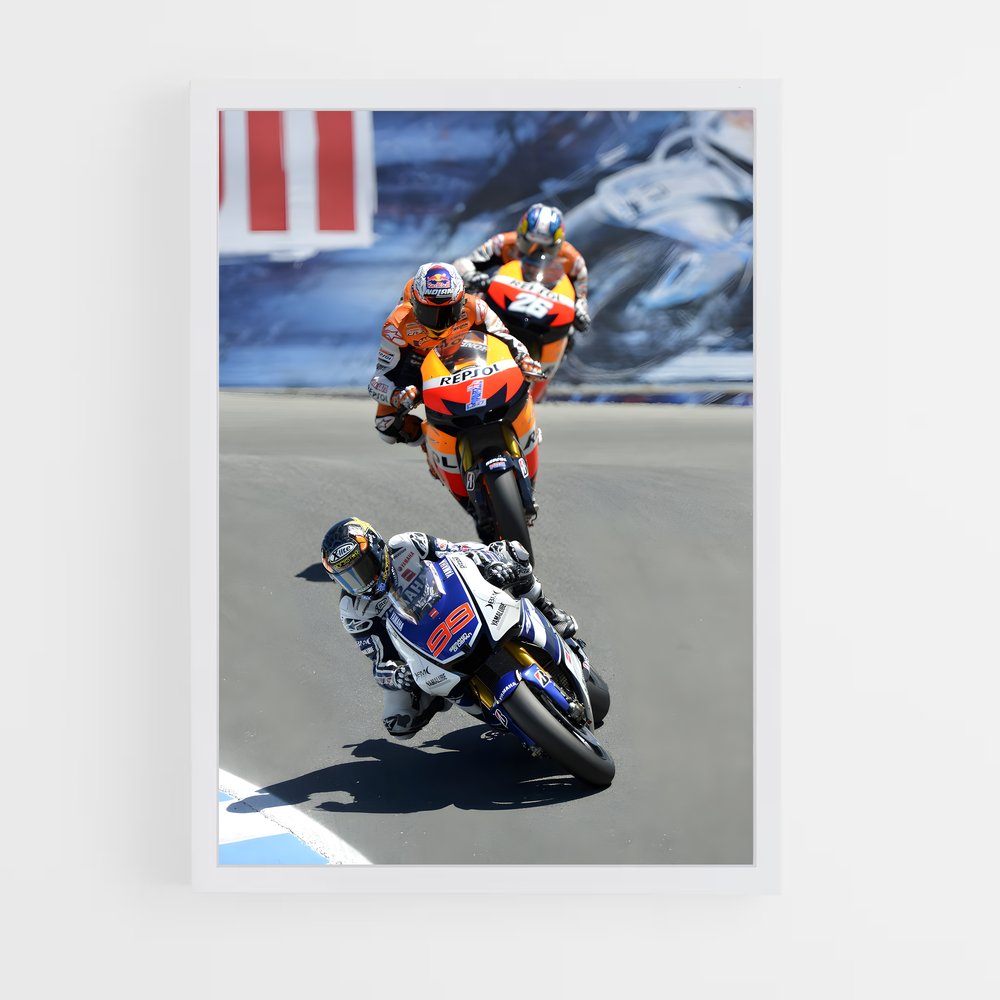 ap-repsol honda team-6 cadre Blanc