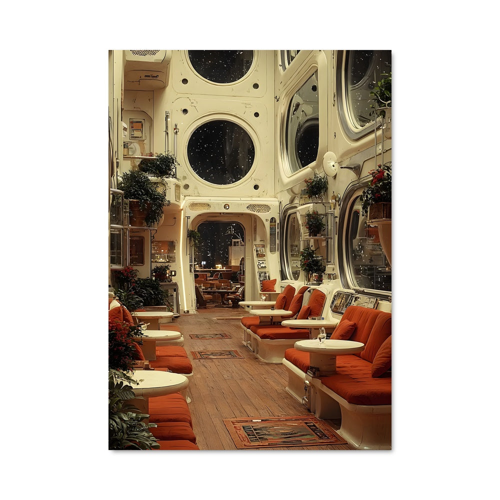 Poster Futuriste Lumineux