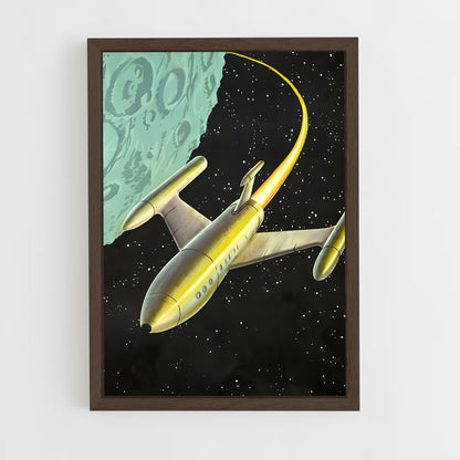 ap-retro futurism-7 cadre Bois foncé