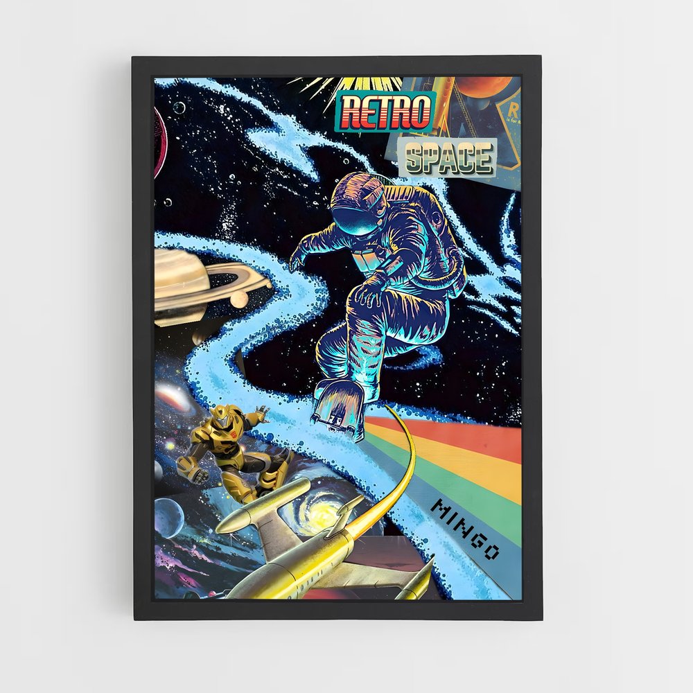 ap-retro space-7 cadre Noir