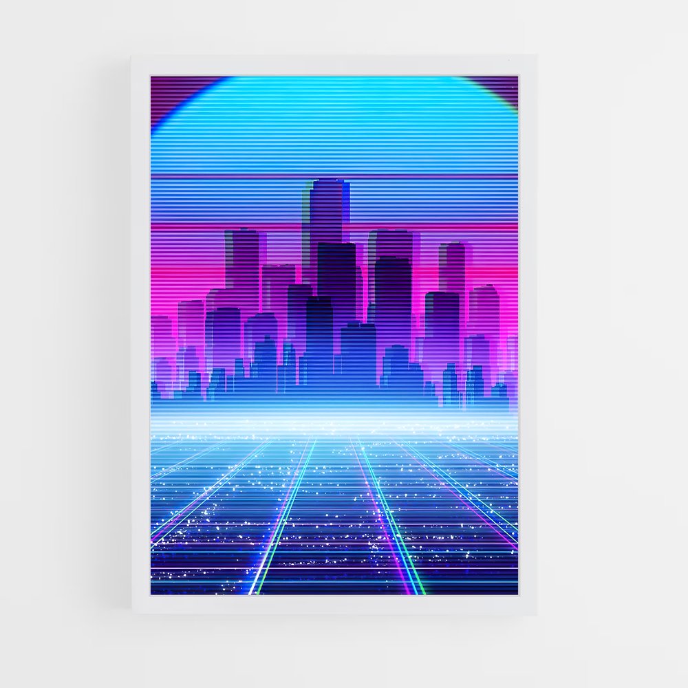 ap-retrowave-8 cadre Blanc