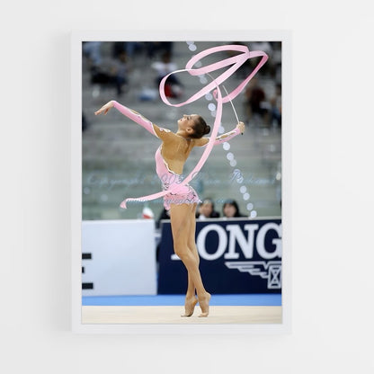 ap-ribbon rhythmic gymnastics-4 cadre Blanc
