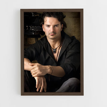 ap-ricardo arjona-1 cadre Bois foncé