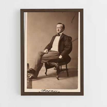 ap-richard wagner-3 cadre Bois foncé