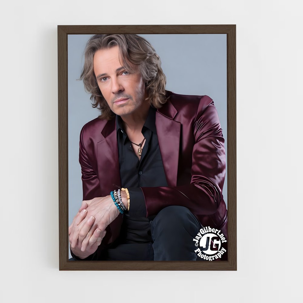 ap-rick springfield-3 cadre Bois foncé