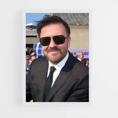 ap-ricky gervais-1 cadre Blanc