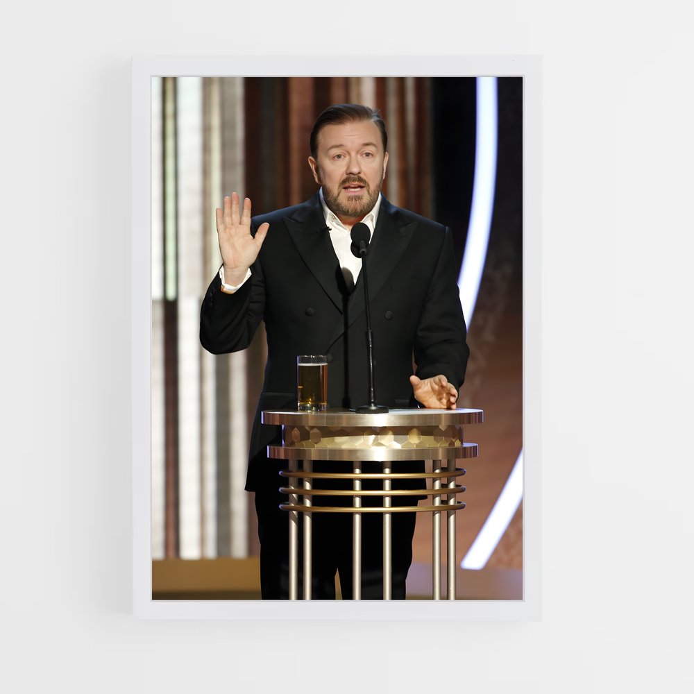 ap-ricky gervais-2 cadre Blanc