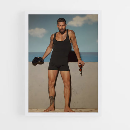 ap-ricky martin-1 cadre Blanc