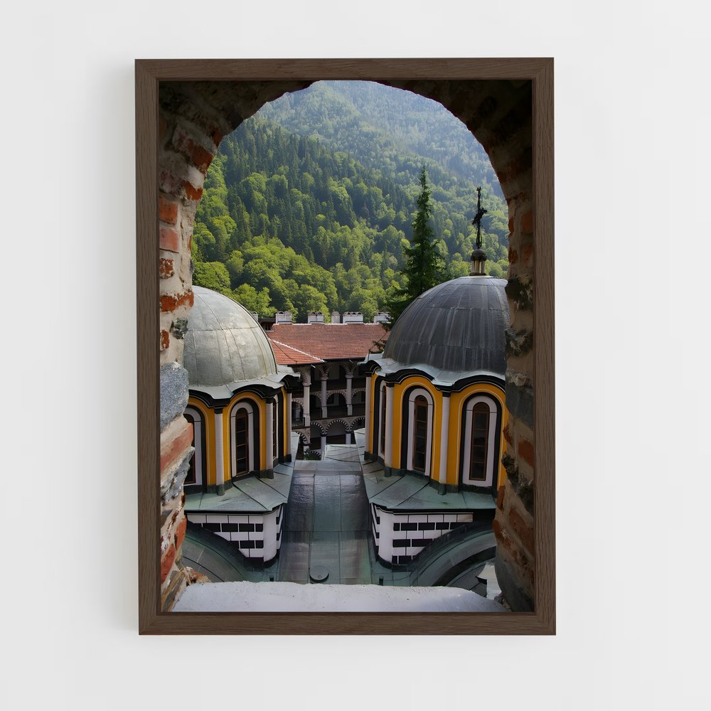 ap-rila monastery-1 cadre Bois foncé