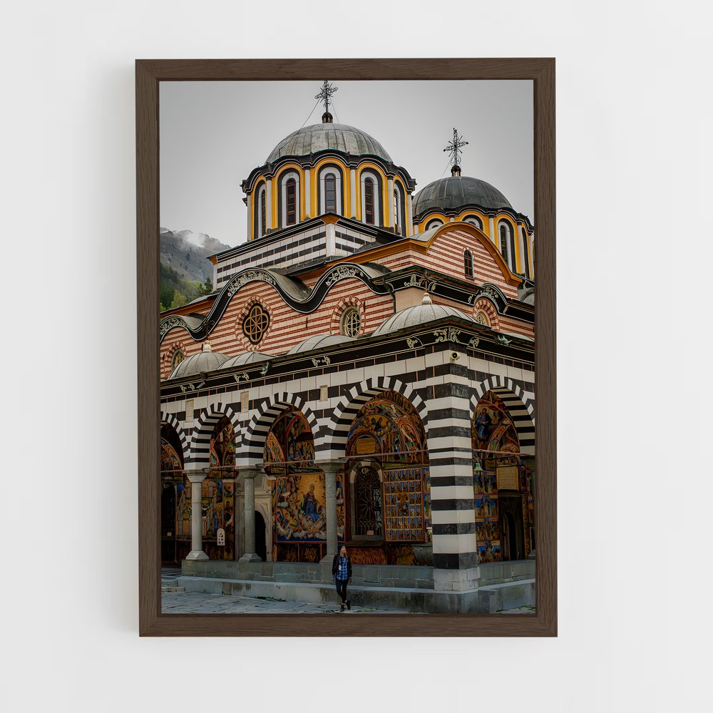ap-rila monastery-3 cadre Bois foncé