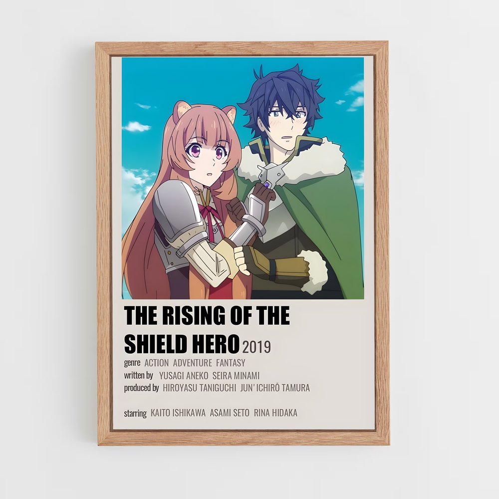 ap-rising of the shield hero-4 cadre Bois clair