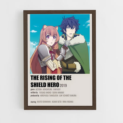 ap-rising of the shield hero-4 cadre Bois foncé