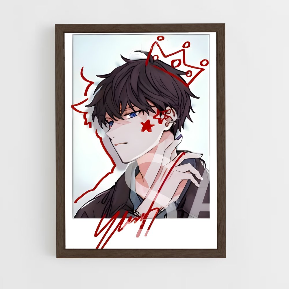 ap-ritsuka uenoyama-3 cadre Bois foncé