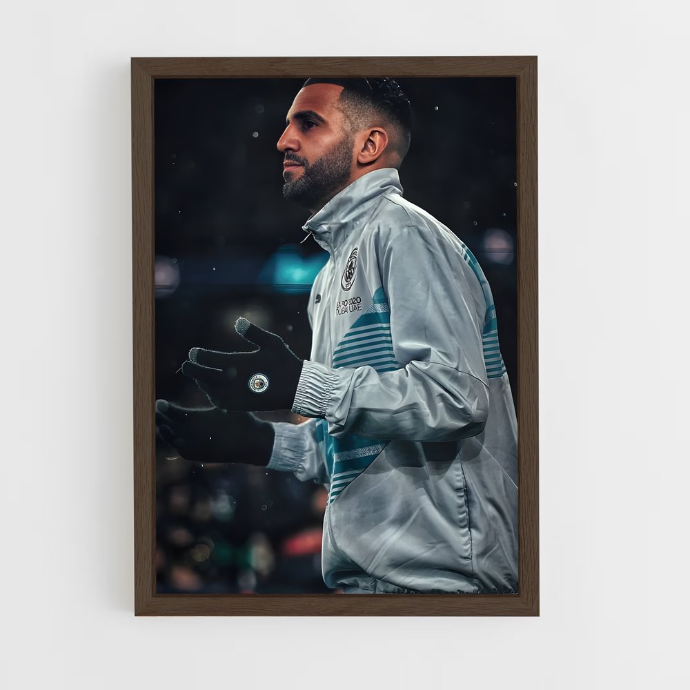 ap-riyad mahrez-9 cadre Bois foncé