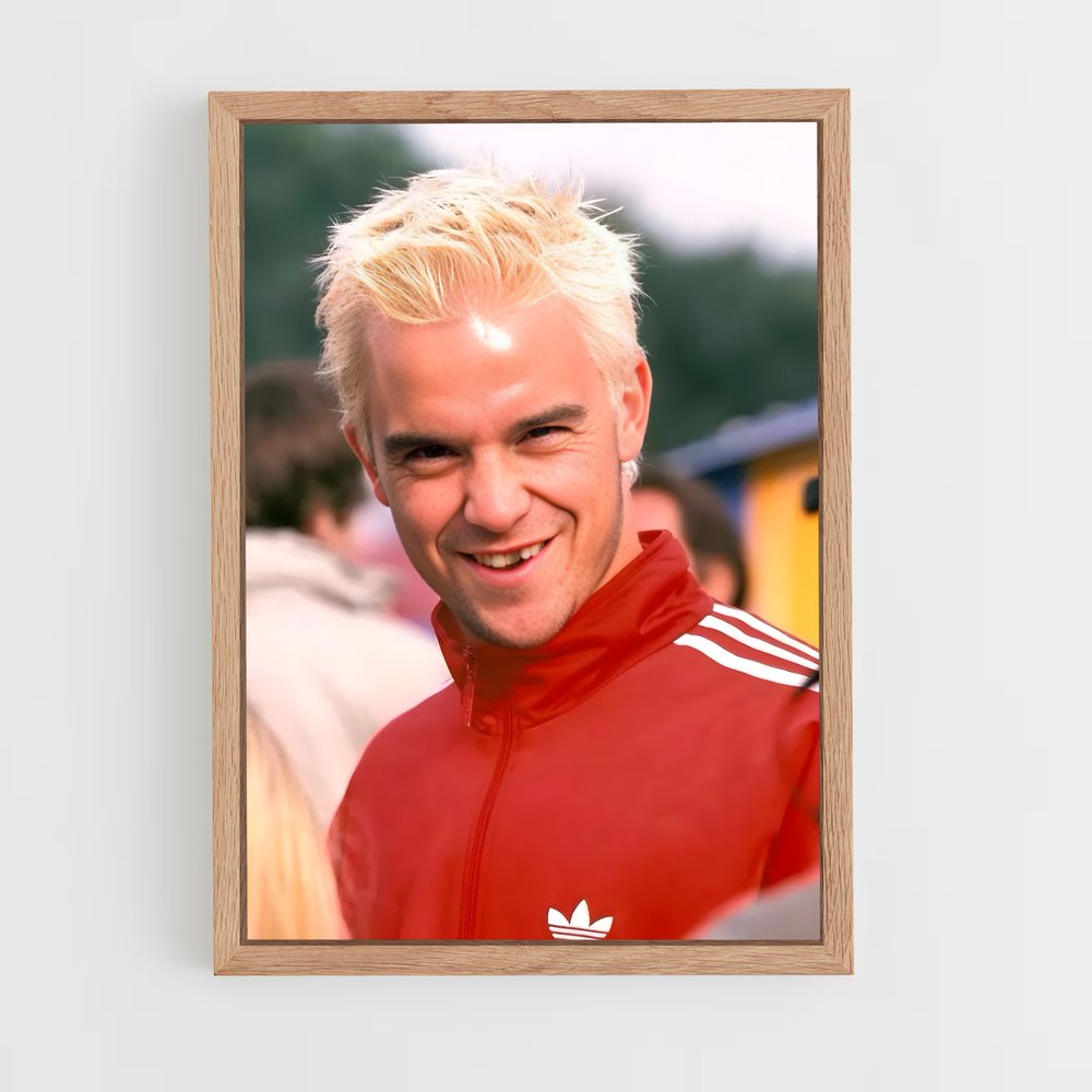 ap-robbie williams-1 cadre Bois clair