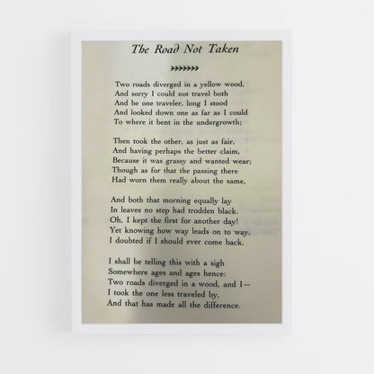 ap-robert frost-1 cadre Blanc