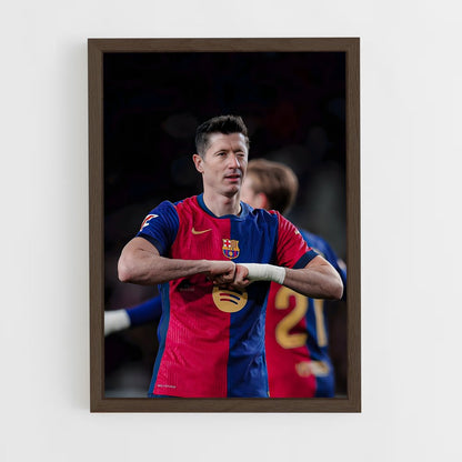 ap-robert lewandowski-11 cadre Bois foncé