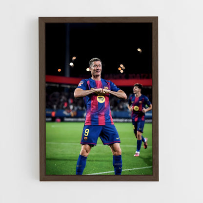 ap-robert lewandowski-3 cadre Bois foncé