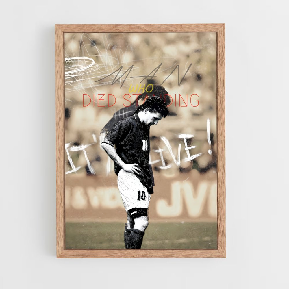 ap-roberto baggio-2 cadre Bois clair