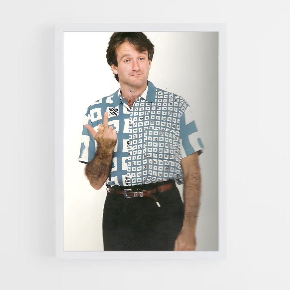 ap-robin williams-1 cadre Blanc