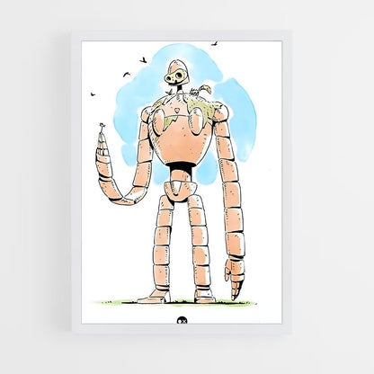 ap-robot soldier-3 cadre Blanc