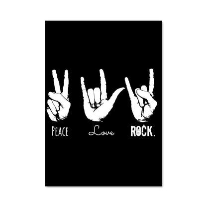 Poster Peace & Rock
