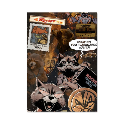 Poster Rocket Raccoon: Guardians Unite